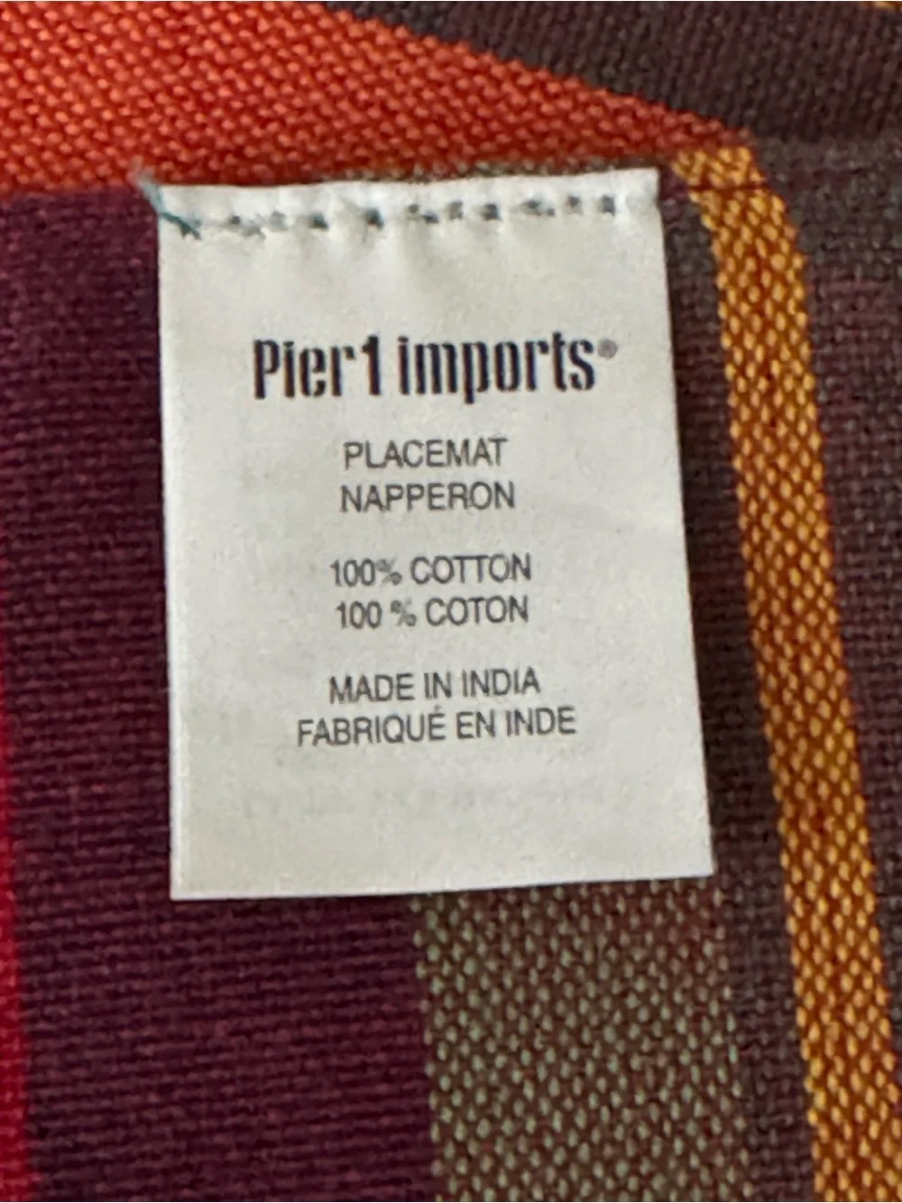 Pier 1 Imports reversible placemats - set of 4 (2 sets available)